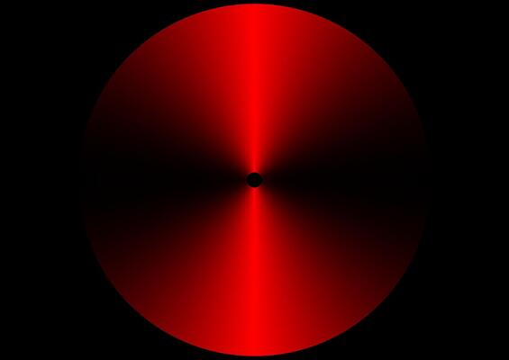 Dark red glossy gradient circle abstract futuristic background