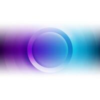 Blue violet geometric tech background with glossy circles vector