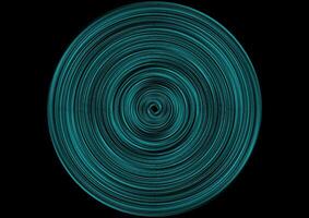 Black blue circular lines concept abstract tech background vector