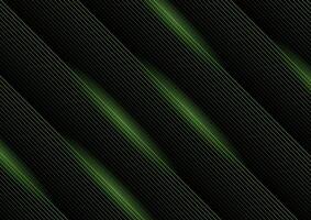 Green minimal dotted lines abstract futuristic technology background vector