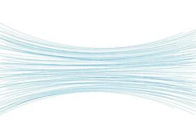 Blue minimal wavy lines abstract tech background vector