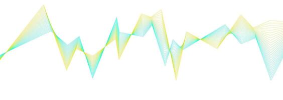 Blue yellow minimal lines abstract futuristic tech background vector