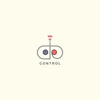 Control remote start up icons collection vector