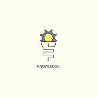 Knowledge start up icons collection design vector
