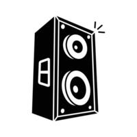 Vibrant speaker icon, ideal for music, entertainment, or party related designs vector