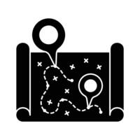 Location marked map icon, travel, navigation and destination illustration vector
