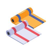 Creatively crafted blueprint isometric icon, used for construction planning vector