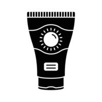 Amazing of sunscreen in modern design style, sunblock icon design vector