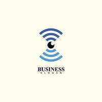 Eye care logo symbol for brand business vector