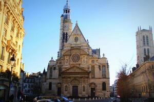 St. Stephen's Church of the Mount is a place of Catholic worship in Paris located in the Latin quarter. photo