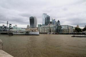 A view of the River Thames in London photo