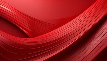 A rand curvyed ribbon with a red background. The ribbon is long photo