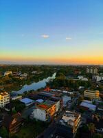 River Ping, Chiang Mai from the sky photo