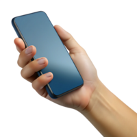 Hand Using a Mobile Phone Device Asset png