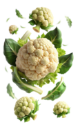 Cauliflower in Wonderland Illustration Graphic png