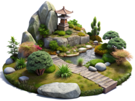 Peaceful Rock Garden Spaces png