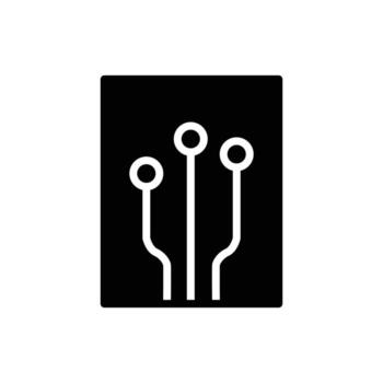 digital data solid icon design good for web or mobile app vector