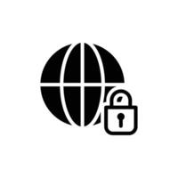 network security solid icon design good for web or mobile app vector