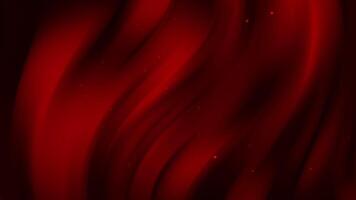 Vibrant red background with abstract wavy lines and scattered dots. Suitable for graphic design projects, presentations, and digital artwork. video
