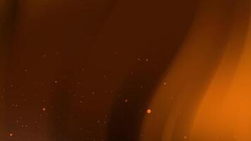 Brown and orange gradient background with scattered dots. video