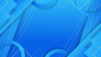 Abstract background, Modern blue gradient color with geometric shapes for banner vector