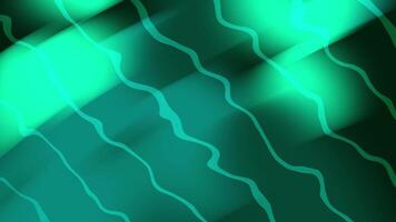 Abstract background with wavy lines and green gradient video