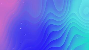 Blue, purple, green gradient with wavy lines, white dots suitable for abstract design projects, backgrounds, digital art, web graphics. Vibrant, modern color scheme. video