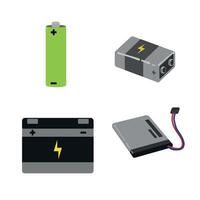 Battery and Power Variant vector