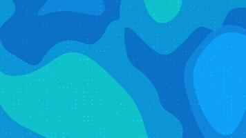 Blue and green abstract shapes with white dots suitable for backgrounds, web designs, digital art, prints, and creative projects. video