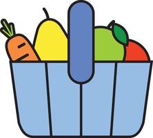 vegetable icon in modern style for website mobile logo app UI design vector