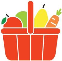 vegetable icon in modern style for website mobile logo app UI design vector
