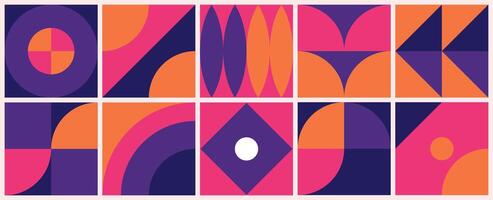 Abstract Pattern. Scandinavian pattern. Abstract texture set. vector
