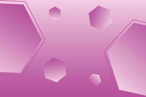Plastic pink color abstract design background. Hexagon graphic poster cover. Honeycomb backround vector