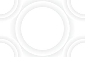 Modern elegant shape. Free illustration. Circle background white color vector