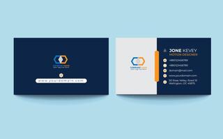 Professional Business Card Design vector