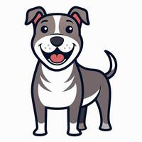 Deutsche Bracke dog angry kawaii vector