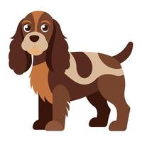 Daug dog looks kawaii vector