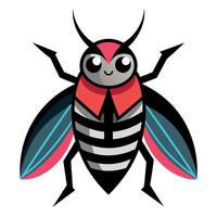 Deathwatch Beetle bug stay kawaii vector