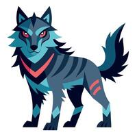 Dire Wolf learns kawaii vector