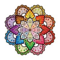 Illustration of abstract mandala pattern vector