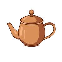 Elegant Teapot. Illustration and Design vector