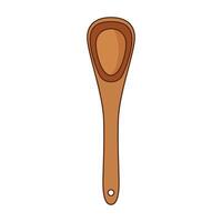Design of a Wooden Spoon vector