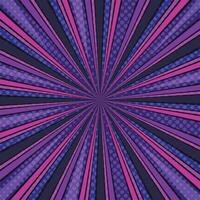 Abstract radial stripes rays retro background vector