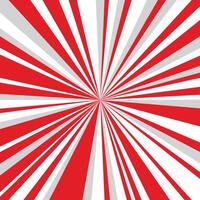 Abstract radial stripes rays retro background vector
