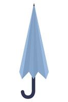Umbrella flat illustration isolated on white background. vector