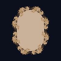OLD AND VINTAGE FRAME OR BORDER vector