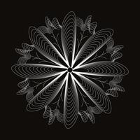 abstract art of wireframe vector