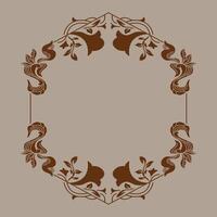ABSTRACT AND VINTAGE FRAME OR BORDER vector