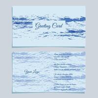 abstract greeting card design vector