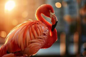 james flamingo in the natural habitat photo